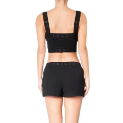 Huit LingerieJeanne Shortnoir en coton- Jeanne Short