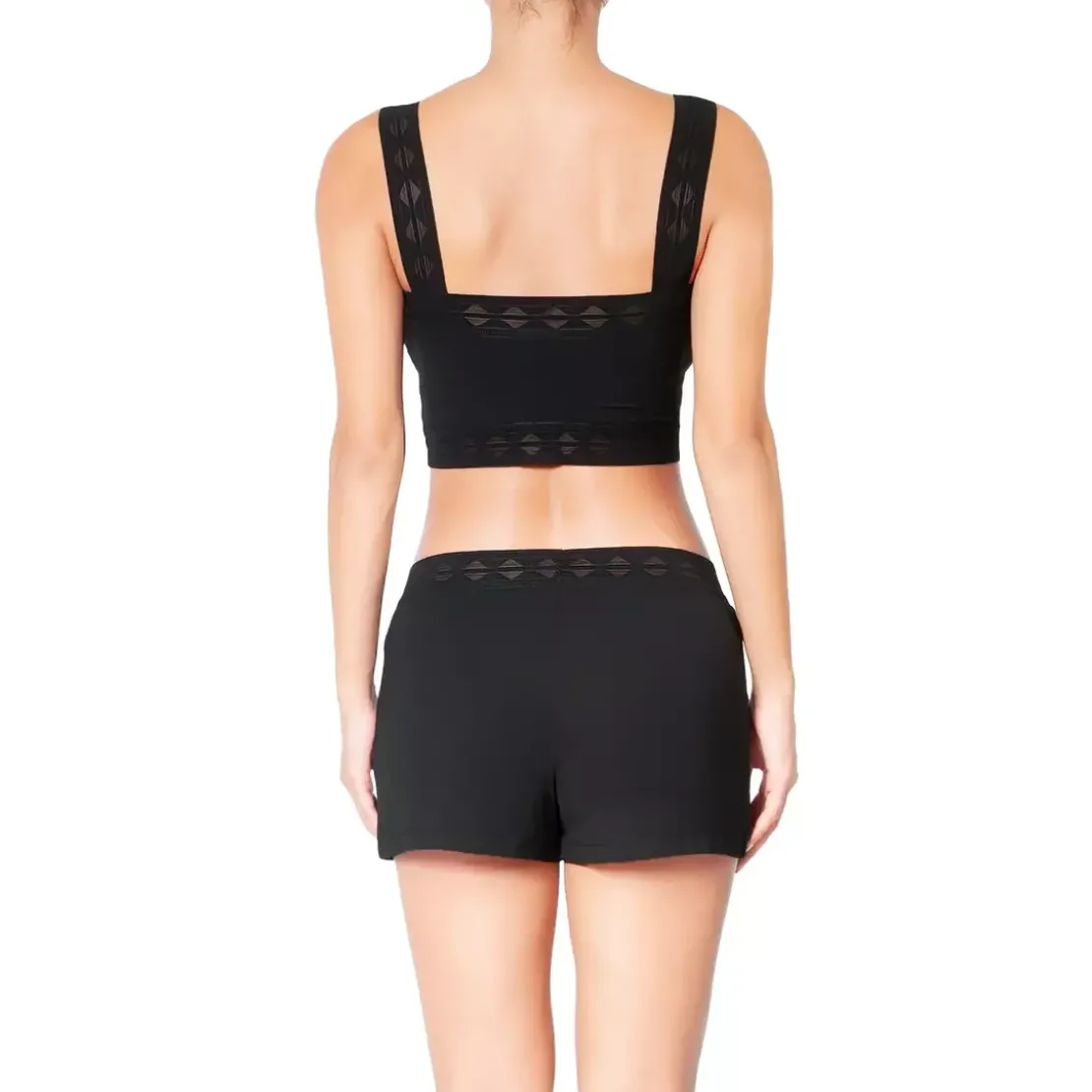 Huit LingerieJeanne Shortnoir en coton- Jeanne Short