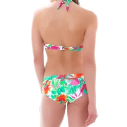 Huit MaillotsHaut de maillot de bain tour ce cou à balconnets Huit 8 FLOWER ADDICT ruby