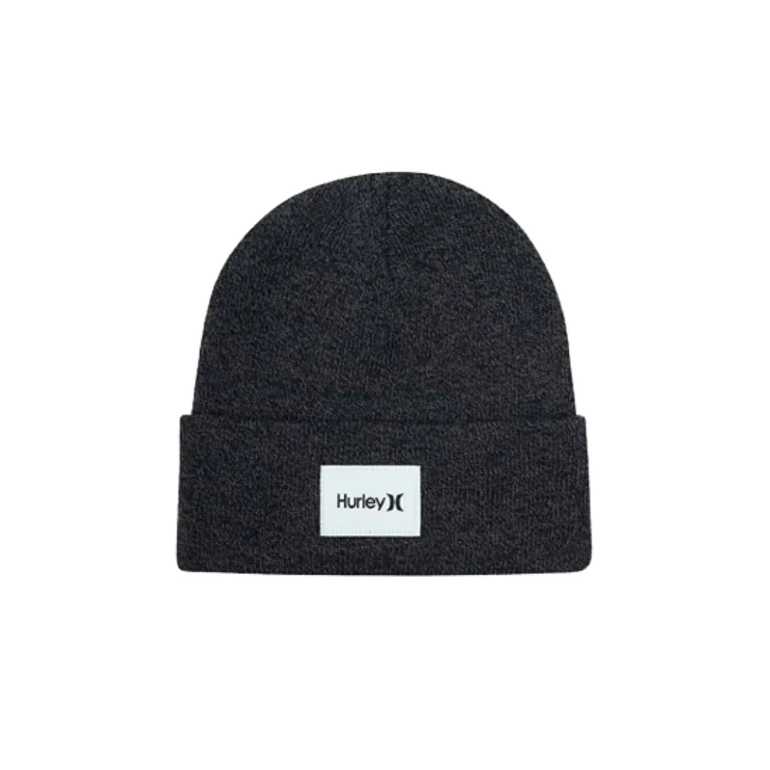 HurleyBonnet anthracite en maille côtelée