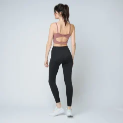 IconicBrassière de sport dos croisé Femme rose en nylon
