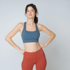 IconicBrassière dos croisé Femme bleu en nylon