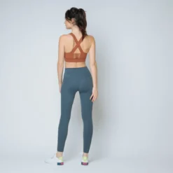 IconicBrassière dos croisé Femme terracotta en nylon