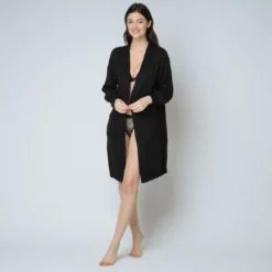 IconicGilet mi-long loose - Noir