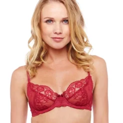 IconicSoutien-Gorge Balconnet Rouge-Rose- Icône