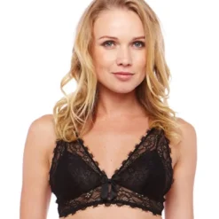 IconicSoutien-Gorge Triangle Noir en dentelle- Exquise