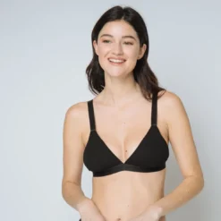 IconicSoutien gorge triangle en maillenoir