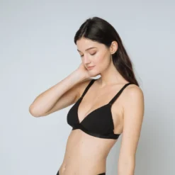 IconicSoutien gorge triangle en maillenoir