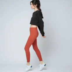 IconicSweat capuche crop top Coton Femme noir