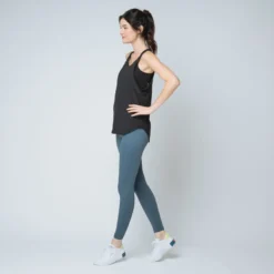 IconicTop de sport bi-matière Femme noir en nylon
