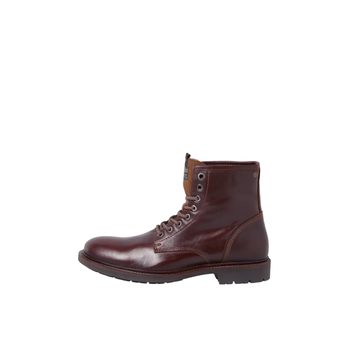 Jack & JonesBottes homme marron lacets cuir Raj
