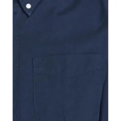 Jack & JonesChemise habillée Slim Fit Col boutonné Manches longues Bleu Marine en coton