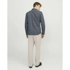 Jack & JonesChemise homme bleu en coton