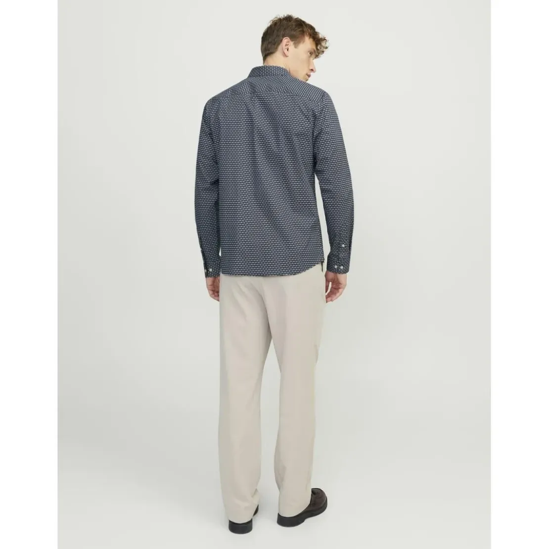 Jack & JonesChemise homme bleu en coton