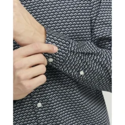 Jack & JonesChemise homme bleu en coton