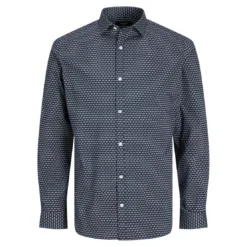 Jack & JonesChemise homme bleu en coton