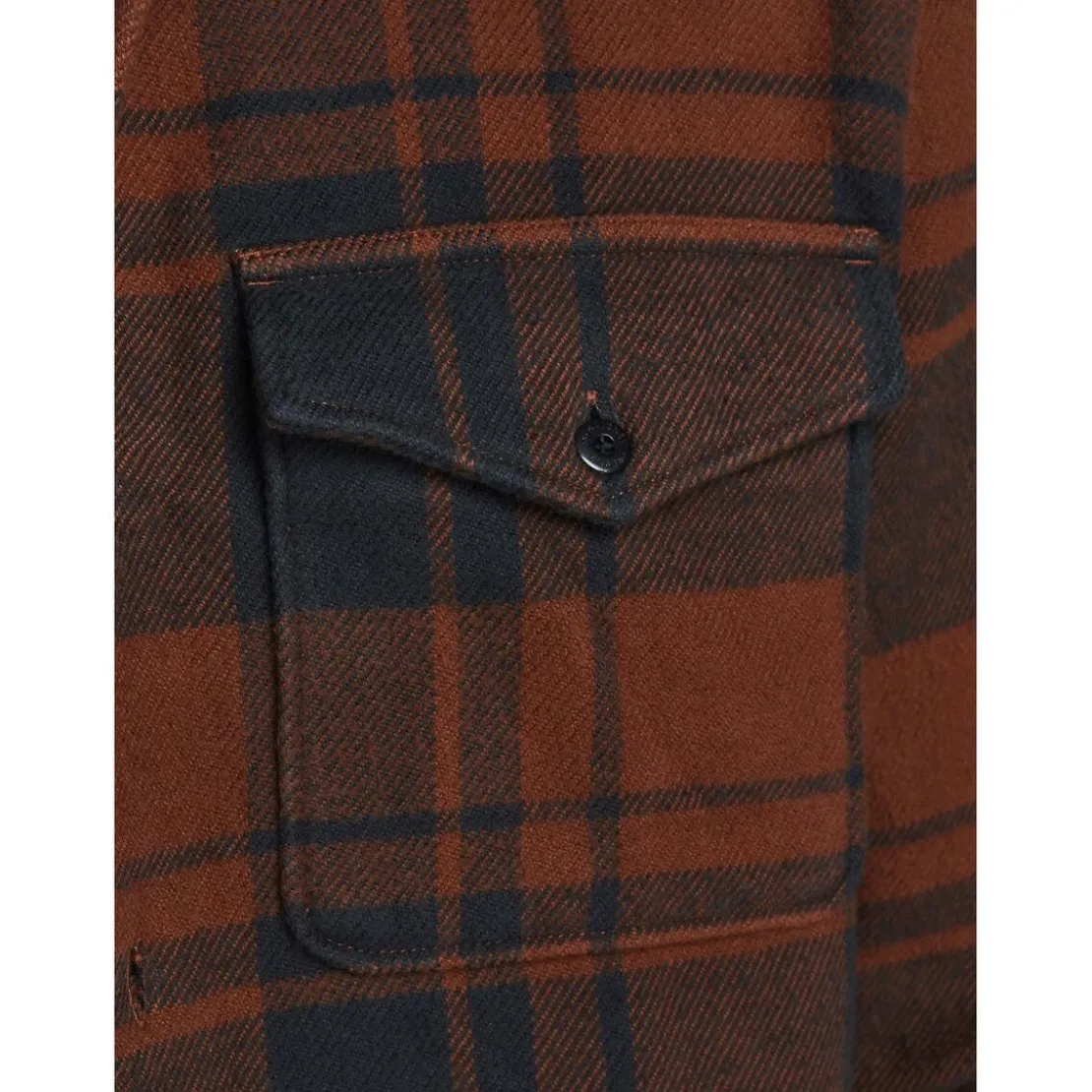 Jack & JonesChemise homme Comfort Fit Manches longues Marron foncé en coton