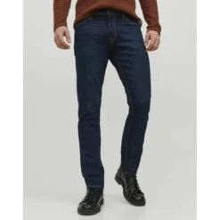 Jack & JonesCoupe regular Regular Fit Bleu en coton Rhys