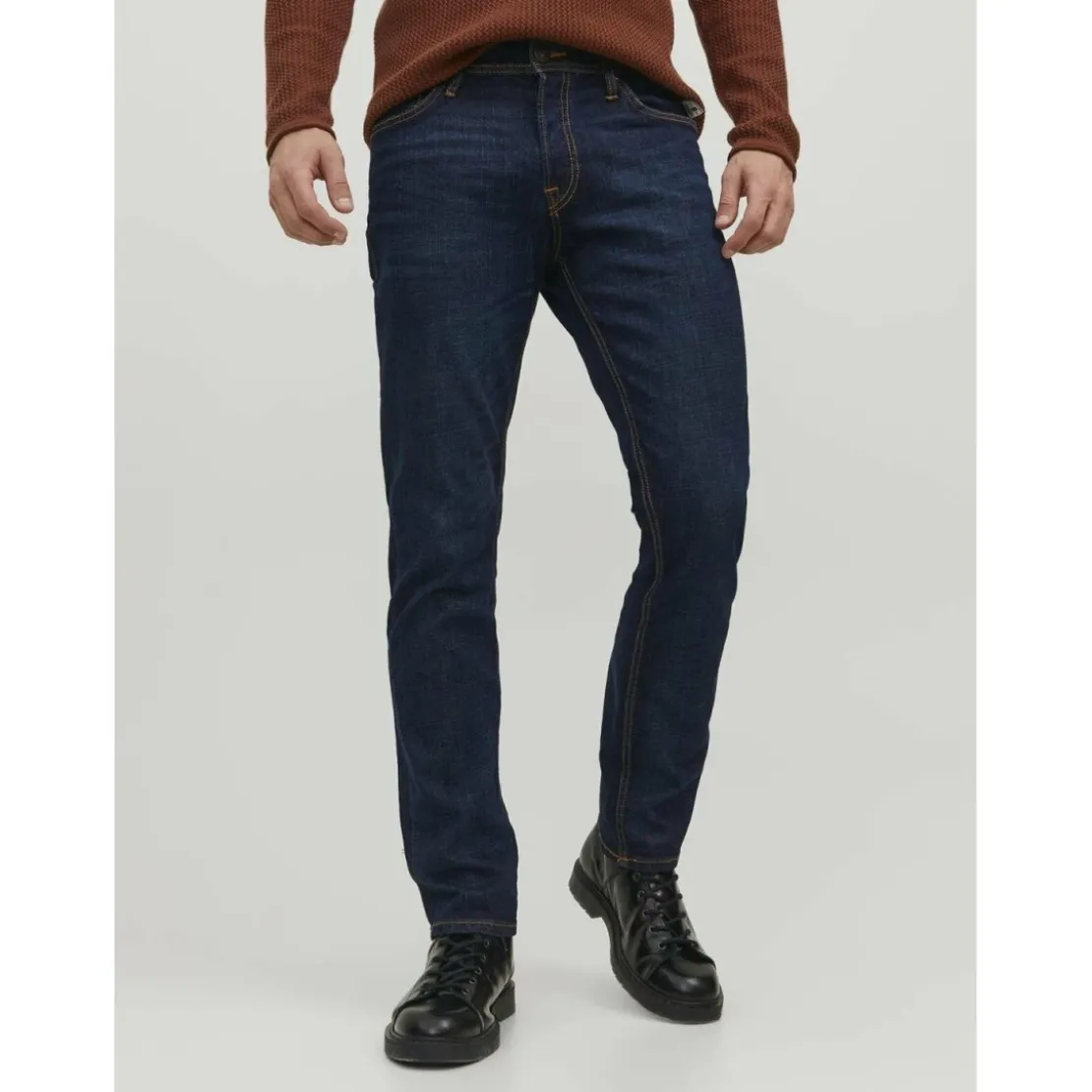 Jack & JonesCoupe regular Regular Fit Bleu en coton Rhys