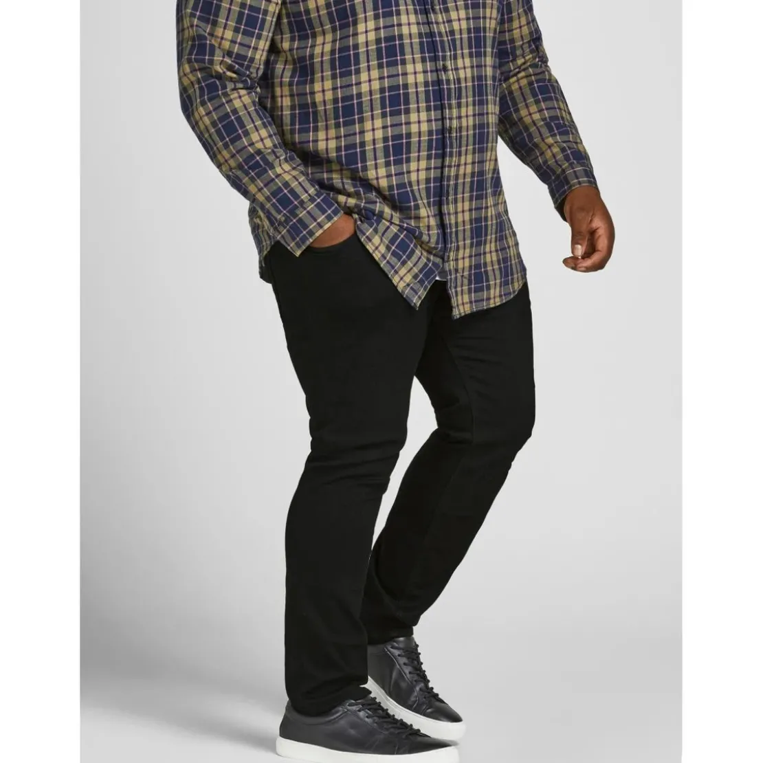 Jack & JonesCoupe slim droite Slim Fit Noir en coton