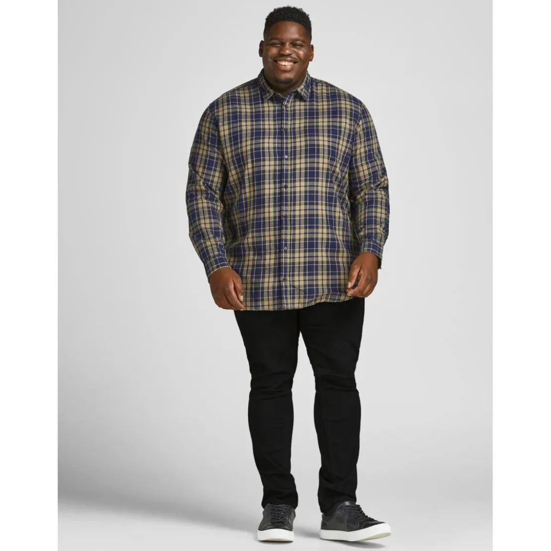 Jack & JonesCoupe slim droite Slim Fit Noir en coton
