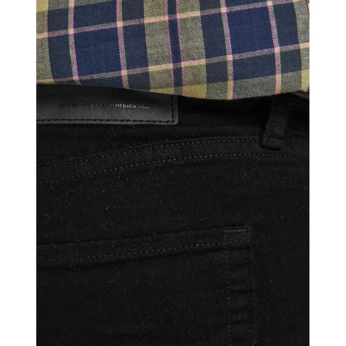 Jack & JonesCoupe slim droite Slim Fit Noir en coton