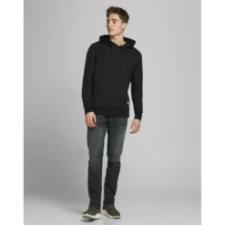 Jack & JonesCoupe slim droite Slim Straight Fit Gris en coton Rhys
