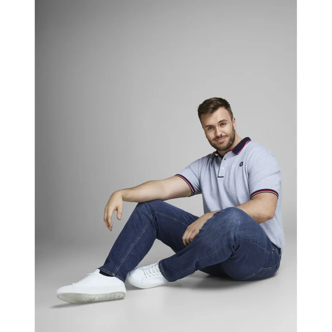 Jack & JonesCoupe slim droite Slim Fit Bleu