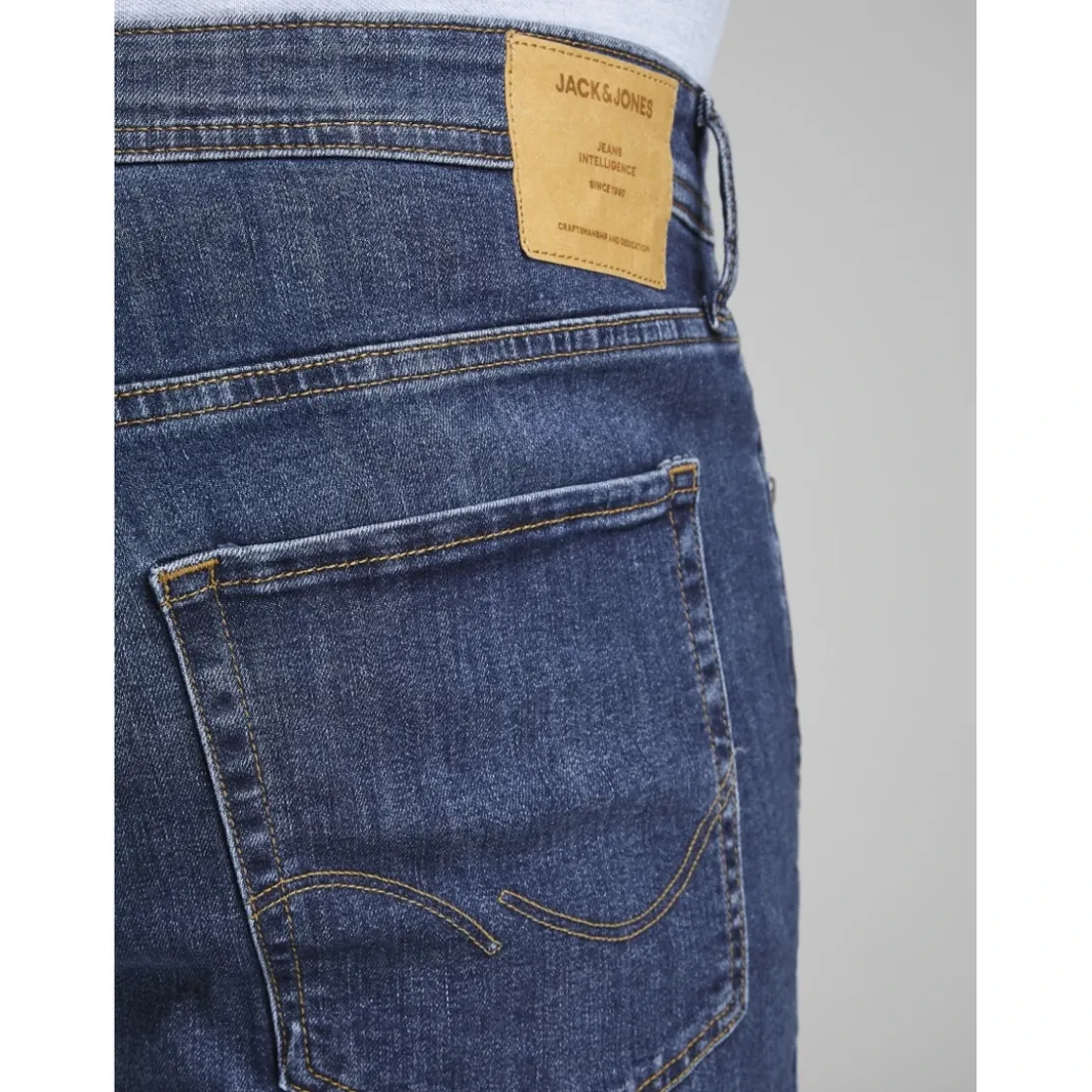 Jack & JonesCoupe slim droite Slim Fit Bleu