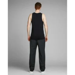 Jack & JonesDébardeur Regular Fit Col rond Sans manches Noir en coton