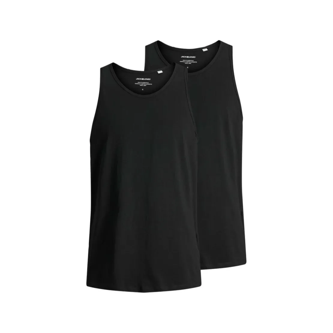 Jack & JonesDébardeur Regular Fit Col rond Sans manches Noir en coton
