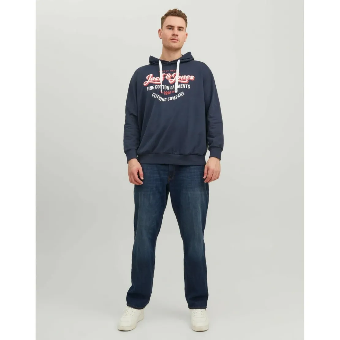 Jack & JonesJean coupe confort Tapered Fit Bleu en coton Luka