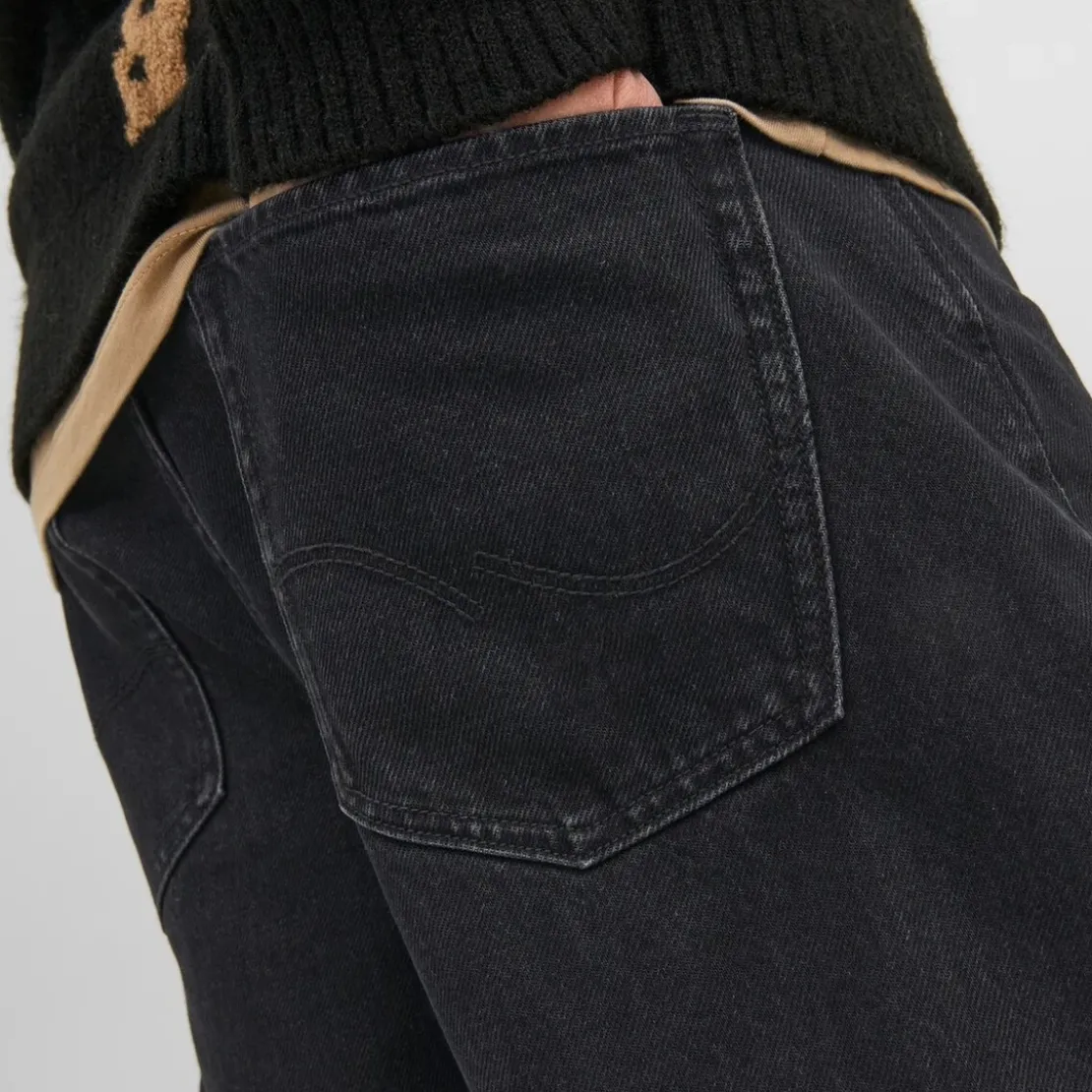 Jack & JonesJeans homme noir Ian en coton