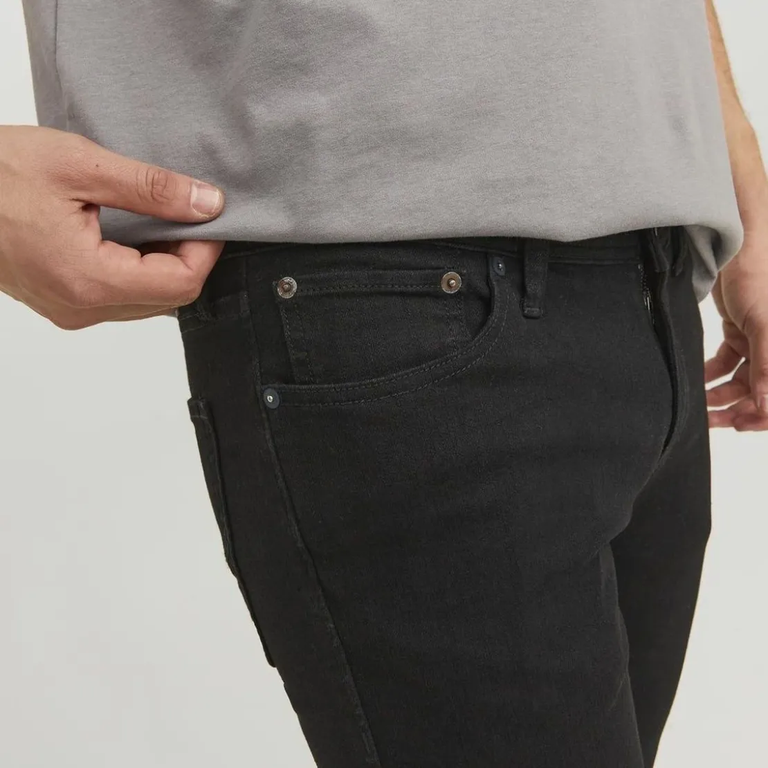 Jack & JonesJean skinny en Coton Noir Mf 773 Van