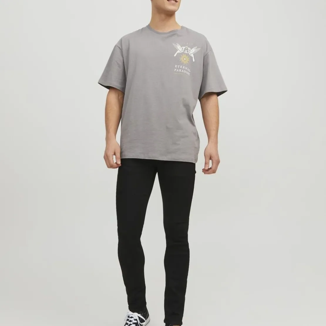 Jack & JonesJean skinny en Coton Noir Mf 773 Van