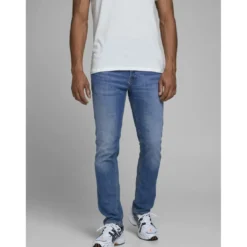 Jack & JonesJean slim Fit Bleu en coton Trent