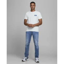 Jack & JonesJean slim Fit Bleu en coton Trent