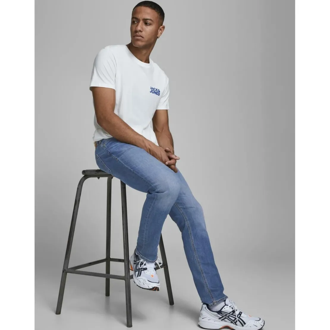 Jack & JonesJean slim Fit Bleu en coton Trent