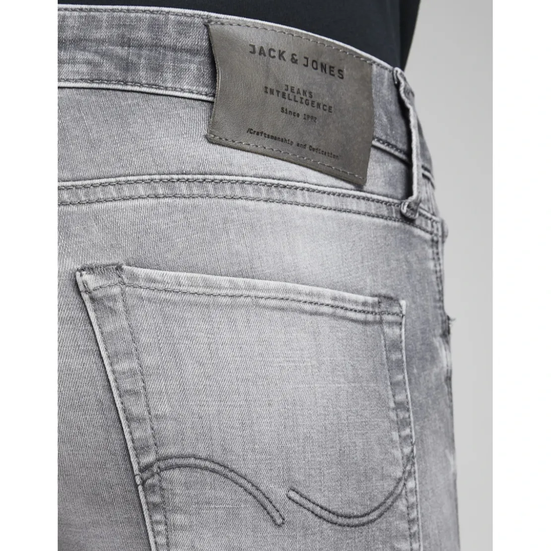 Jack & JonesJean slim Fit Gris en coton Jules