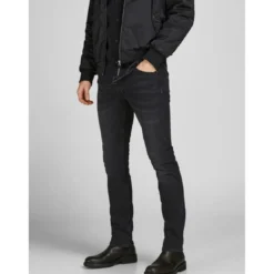 Jack & JonesJean slim Fit Noir en coton Cain