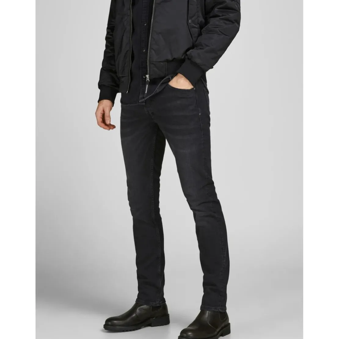 Jack & JonesJean slim Fit Noir en coton Cain
