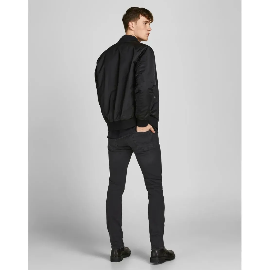 Jack & JonesJean slim Fit Noir en coton Cain