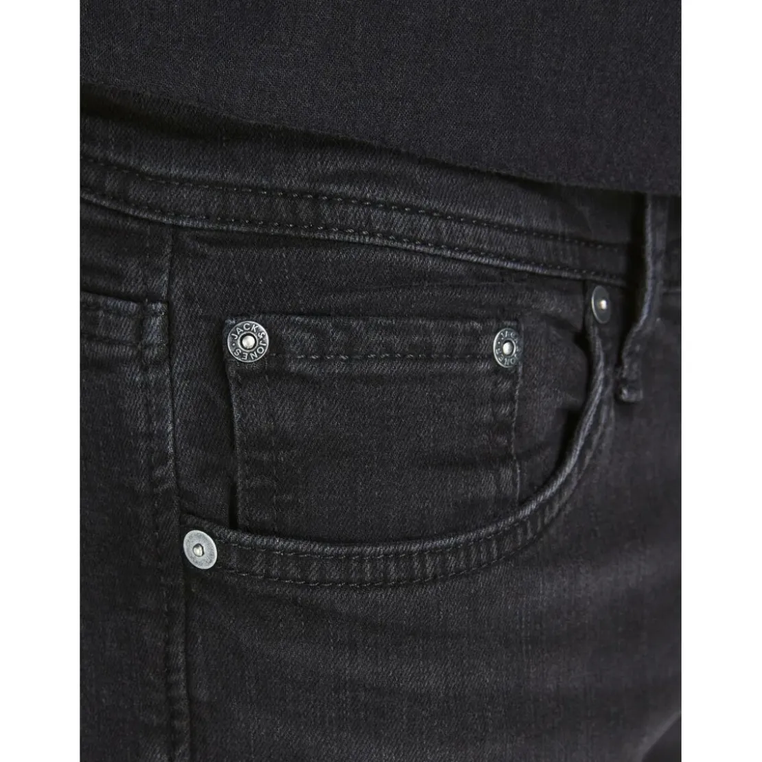 Jack & JonesJean slim Fit Noir en coton Cain