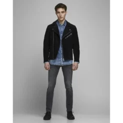 Jack & JonesJean slim Fit Noir en coton Jared