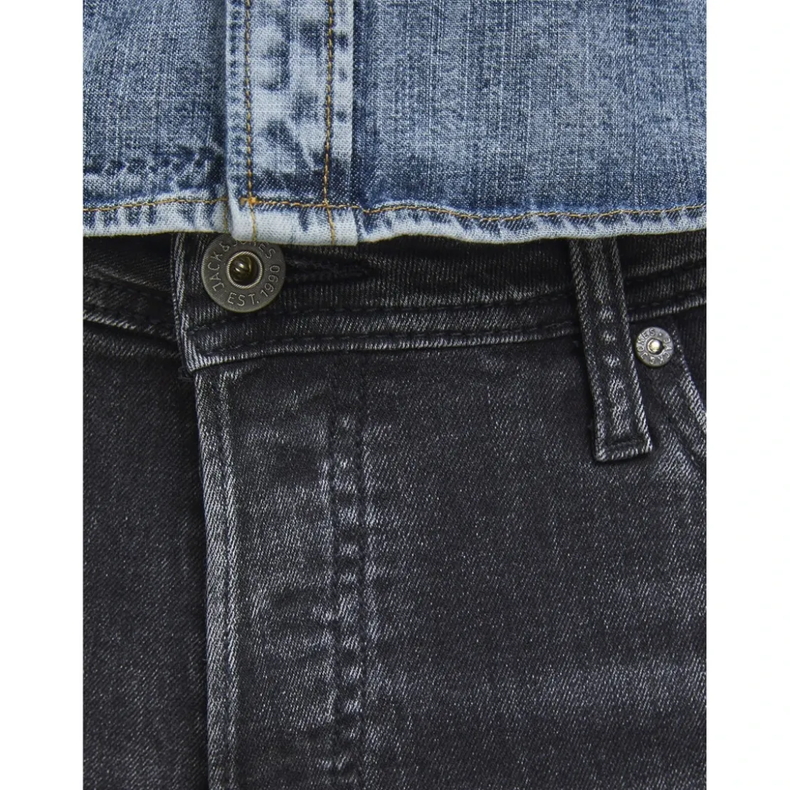 Jack & JonesJean slim Fit Noir en coton Jared
