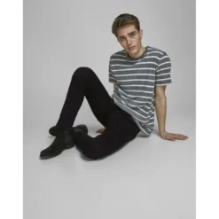 Jack & JonesJean slim Fit Noir en coton Troy