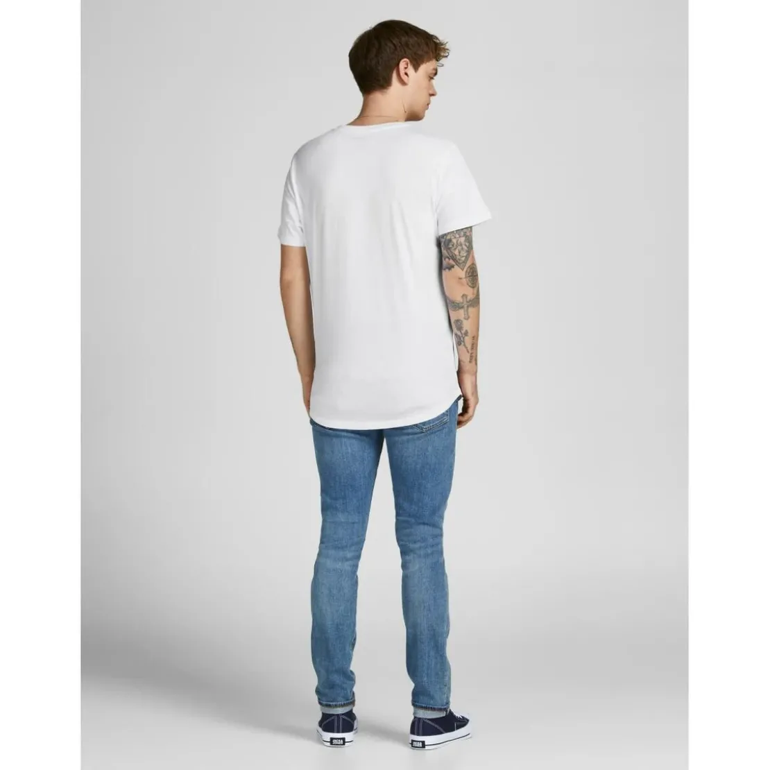 Jack & JonesLot de 5 T-shirts Regular Fit Col rond Manches courtes en coton