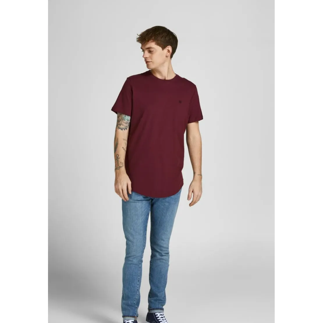 Jack & JonesLot de 5 T-shirts Regular Fit Col rond Manches courtes en coton