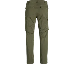 Jack & JonesPantalon cargokaki Dirk en coton