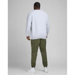 Jack & JonesPantalon cargo Slim Tapered Fit Vert foncé en coton
